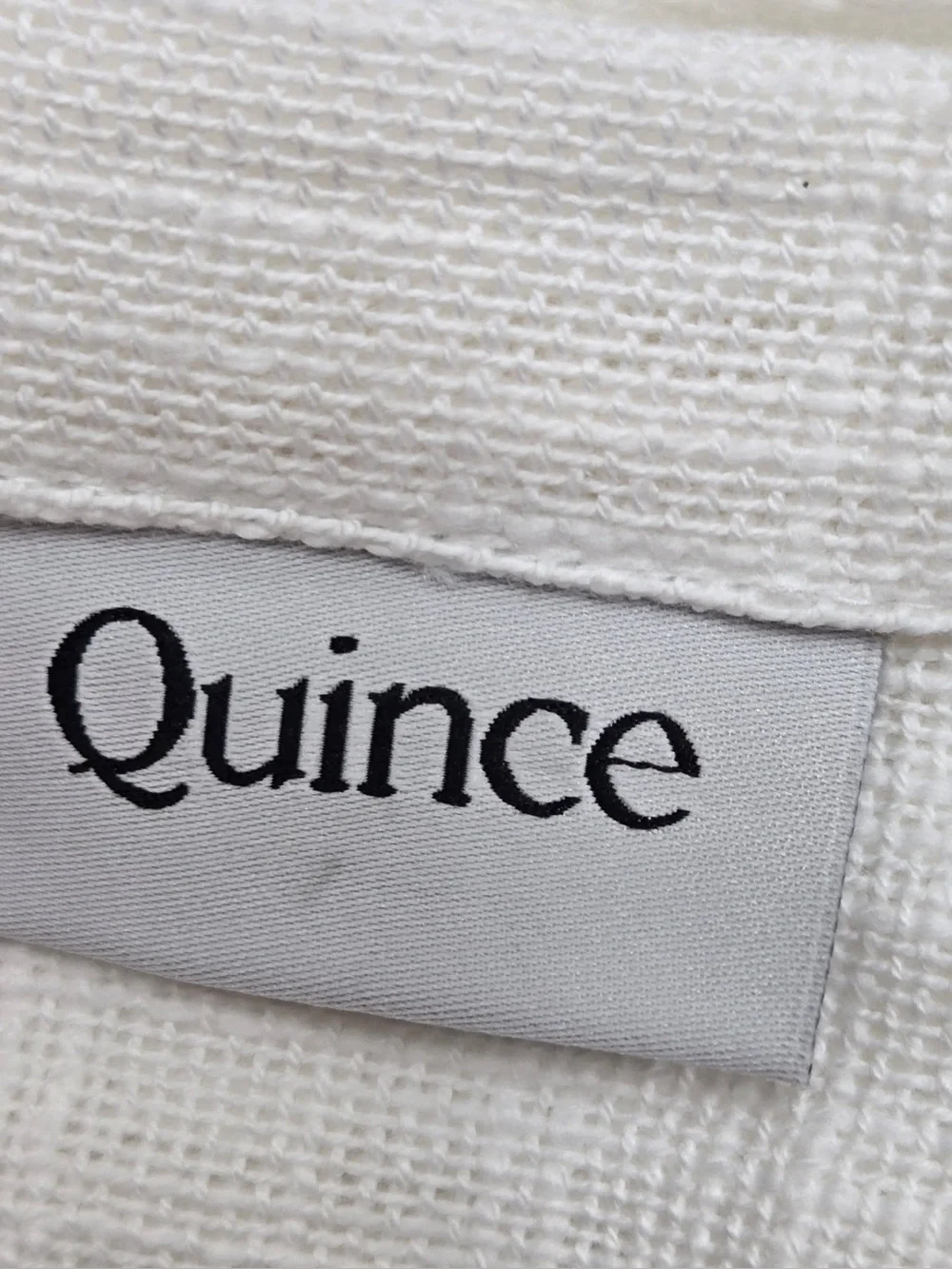 NWT QUINCE Set Of 4 48x84 Cotton Sheer Curtains White 0764